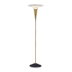 Aragon | Floor Light - Antique Brass | Free-standing lights | J. Adams & Co.