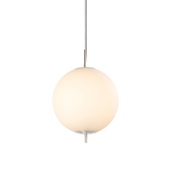 Nova | Globe Pendant - Satin Nickel | Pendelleuchten | J. Adams & Co