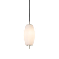 Nova | Slim Pendant - Satin Nickel | Suspensions | J. Adams & Co