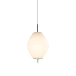 Nova | Tall Pendant - Satin Nickel | Lampade sospensione | J. Adams & Co