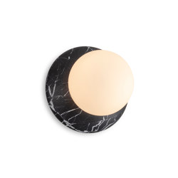 Orbit | Wall Light - Black Marble | LED lights | J. Adams & Co