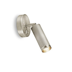 Spot | Switched Wall Light - Satin Nickel | Appliques murales | J. Adams & Co