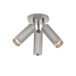 Spot | Triple Ceiling Light - Satin Nickel | Ceiling lights | J. Adams & Co