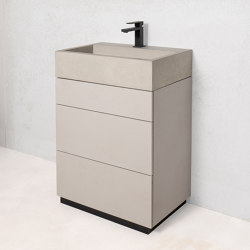 dade PURE 60 washstand furniture | Vanity units | Dade Design AG concrete works Beton