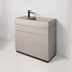dade PURE 90 (drawers) washstand furniture | Waschtischunterschränke | Dade Design AG concrete works Beton