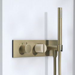Wall Mounted Thermostatic Shower Mixer Platform with 2/3 Way Diverter and Handshower | Grifería para duchas | Varied Forms