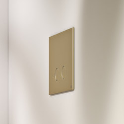 Placca di Comando a Doppia Modalitá per Cassetta Geberit Sigma o TECE | Bathroom taps | Varied Forms
