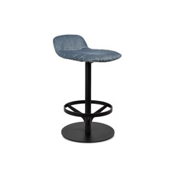 Leya | Kitchenstool Low with central leg | Bar stools | FREIFRAU MANUFAKTUR