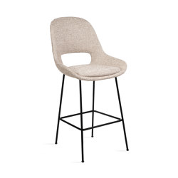 Theia | Counter Armchair Low with steel frame | Counter stools | FREIFRAU MANUFAKTUR