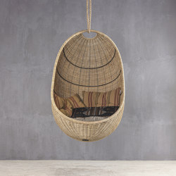 Kanso | Egg Hanging Chair with Cushion | Swings | Set Collection