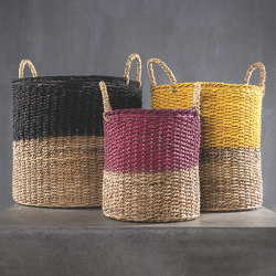 Kanso | Seaside Set of 3 Baskets | Bathroom accessories | Set Collection