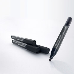 Glassboard markers, black, 4 pcs. | Pens | Sigel
