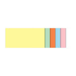 Presentation cards, rectangular, yellow, green, orange, blue, pink, white, 250 sheets |  | Sigel