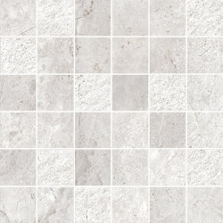 PIETRA D'ORVIETO Bianco - Blended Mosaic 30x30 | Ceramic tiles | Tagina