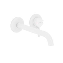 AXOR One
Einhebel-Waschtischmischer Unterputz für Wandmontage mit Hebelgriff und Auslauf 220 mm | Mattweiß | Waschtischarmaturen | AXOR