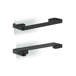 AXOR Universal Softsquare Accessories Shower door handle 444 mm | matt black | Bathroom accessories | AXOR