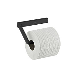 AXOR Universal Softsquare Accessories Toilet paper holder | matt black | Bathroom accessories | AXOR