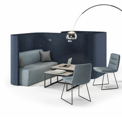 Syneo Soft Lounge und Work | Sound absorbing room divider | Assmann Büromöbel