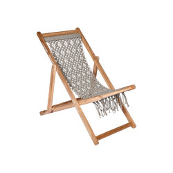 Fes Relax Chair Con Tecnica Macrame | X-base | cbdesign