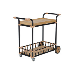 Renato Trolley Wood Weels | Chariots | cbdesign