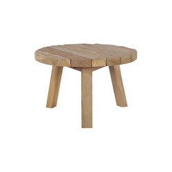 Rustic Round Coffee Table D 70 | open base | cbdesign