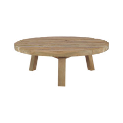Rustic Round Coffee Table D 100 | open base | cbdesign