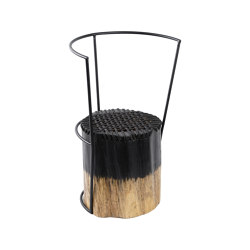 Sauvage Stool Rope With Back | Chairs | cbdesign