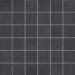 Wide Carbon Strutturato Mosaico | Ceramic tiles | Refin