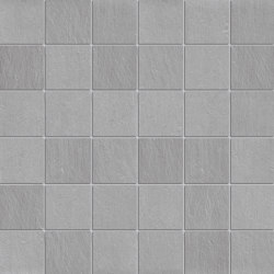Wide Steel Strutturato Mosaico | Ceramic tiles | Refin