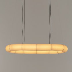 Tekiò Oval P12 | Pendant Lamp | Suspended lights | Santa & Cole