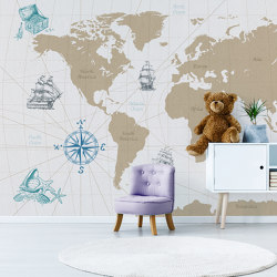 Treasure Map | Wall coverings / wallpapers | WallPepper/ Group