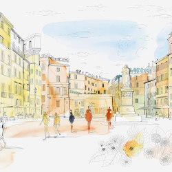 Campo dei Fiori, Roma | Wall coverings / wallpapers | WallPepper/ Group