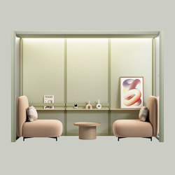 OmniRoom Lounge 3x1 in Sage Green | Room-in-room systems | Mute