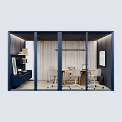 Modular Meet 4x3 in Ink Blue | Room-in-room systems | Mute