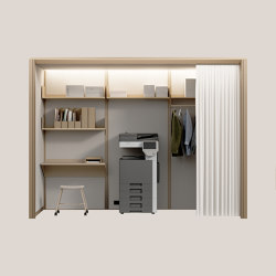 Modular Support 3x1 Copy Point in Sand Beige | Room in room | Mute