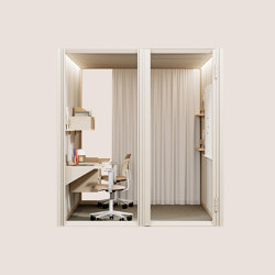 OmniRoom Work 2x3 in Sand Beige | Room-in-room systems | Mute