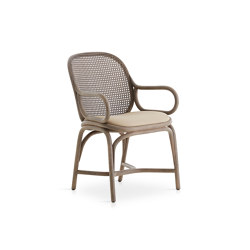 Frames fauteuil de salle á manger tapissé | Chairs | Expormim