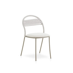 Petale Stuhl mit Seil, horizontalem Muster | Stühle | Expormim