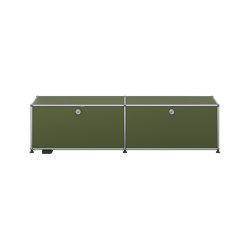 USM Haller E Media | USM Matte Silver | Sideboards | USM