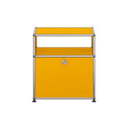 USM Haller Nightstand | Golden Yellow | Tables de chevet | USM