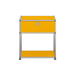 USM Haller Nightstand | Golden Yellow | Tables de chevet | USM