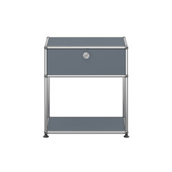 USM Haller Nightstand | Mid-gray | Tables de chevet | USM