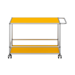 USM Haller Serving Cart | Golden Yellow | Carrelli | USM