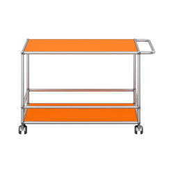 USM Haller Serving Cart | Pure Orange | Chariots | USM