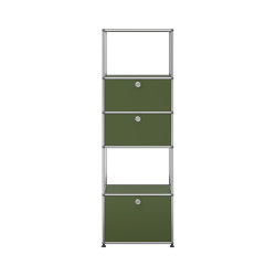 USM Haller Shelving | USM Matte Silver | Shelving | USM