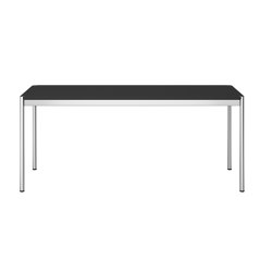 USM Haller Table | Black Linoleum | Tables de repas | USM