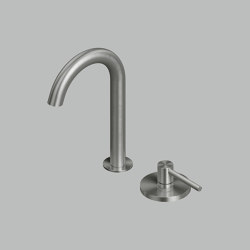 FFQT | Two-hole mixer with swivelling spout | Robinetterie pour lavabo | Quadrodesign