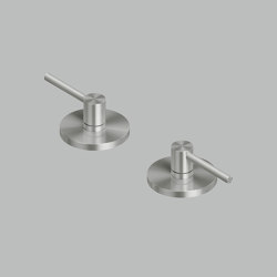 FFQT | Deck mounted set of 2 shut-off mixing valves | Bathroom taps | Quadrodesign