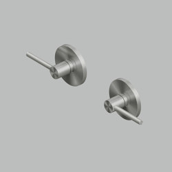 FFQT | Wall mounted set of 2 shut-off valves | Robinetterie de douche | Quadrodesign