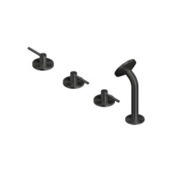 FFQT | Two hole mixer and mixer with shower kit | Bath taps | Quadrodesign